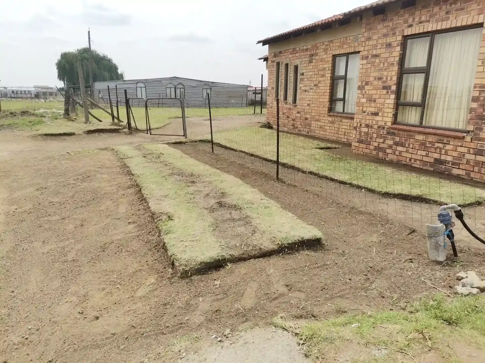 Garden project with a beautiful patio area